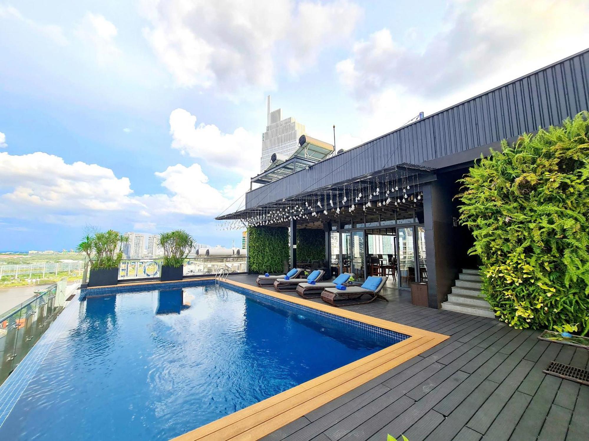 Kin Hotel Thi Sach โฮจิมินห์ซิตี้ ภายนอก รูปภาพ